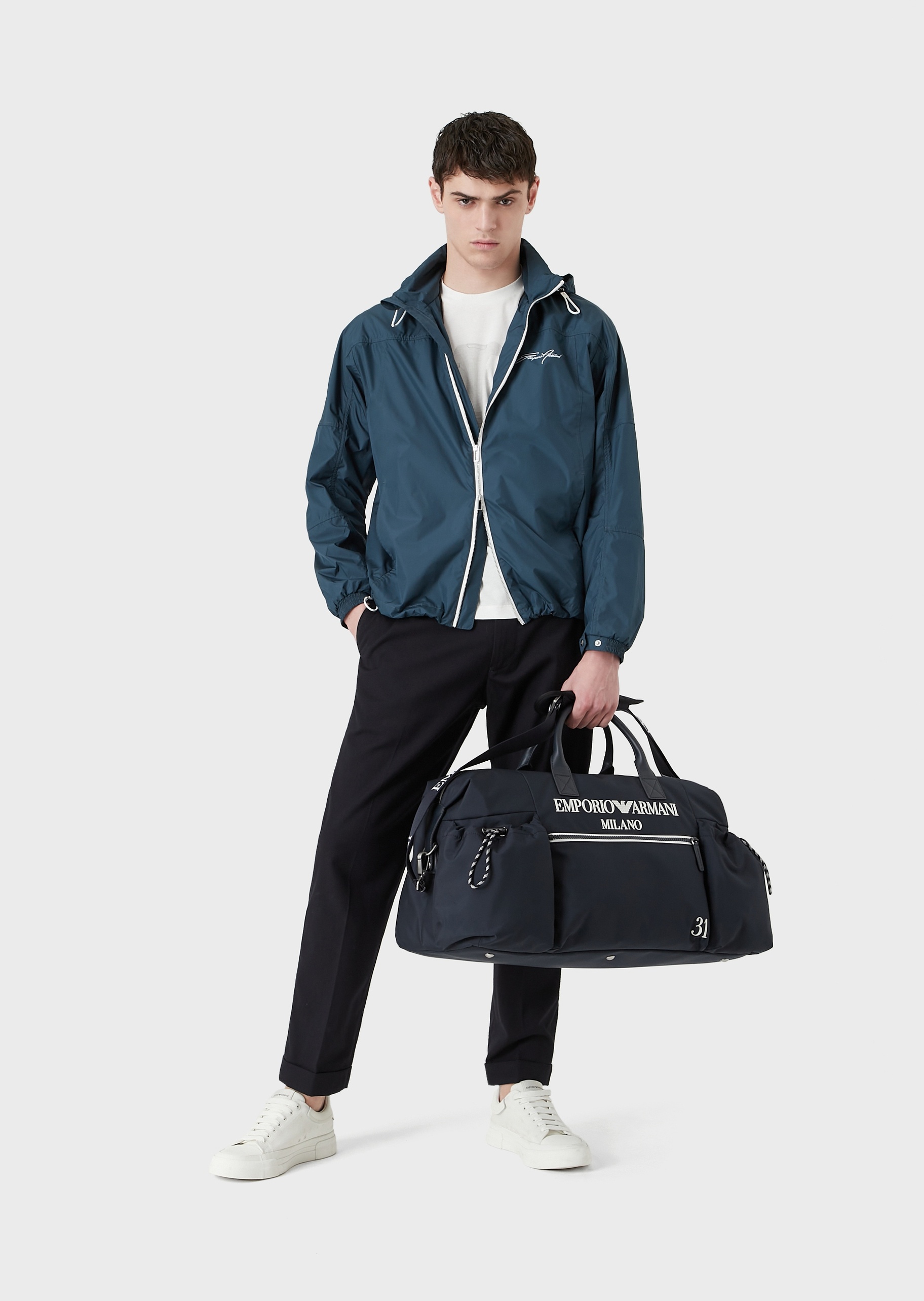 Emporio Armani 个性印花棉质T恤