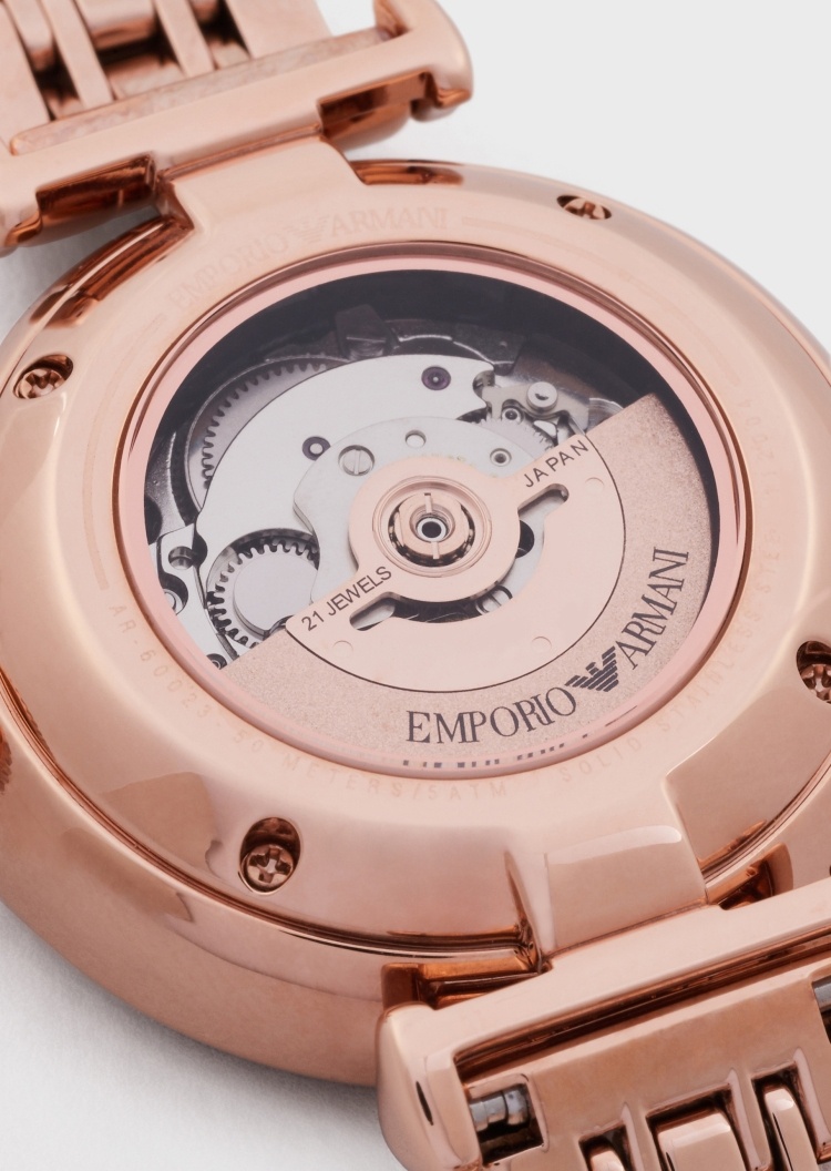 Emporio Armani 全自动镂空机械腕表