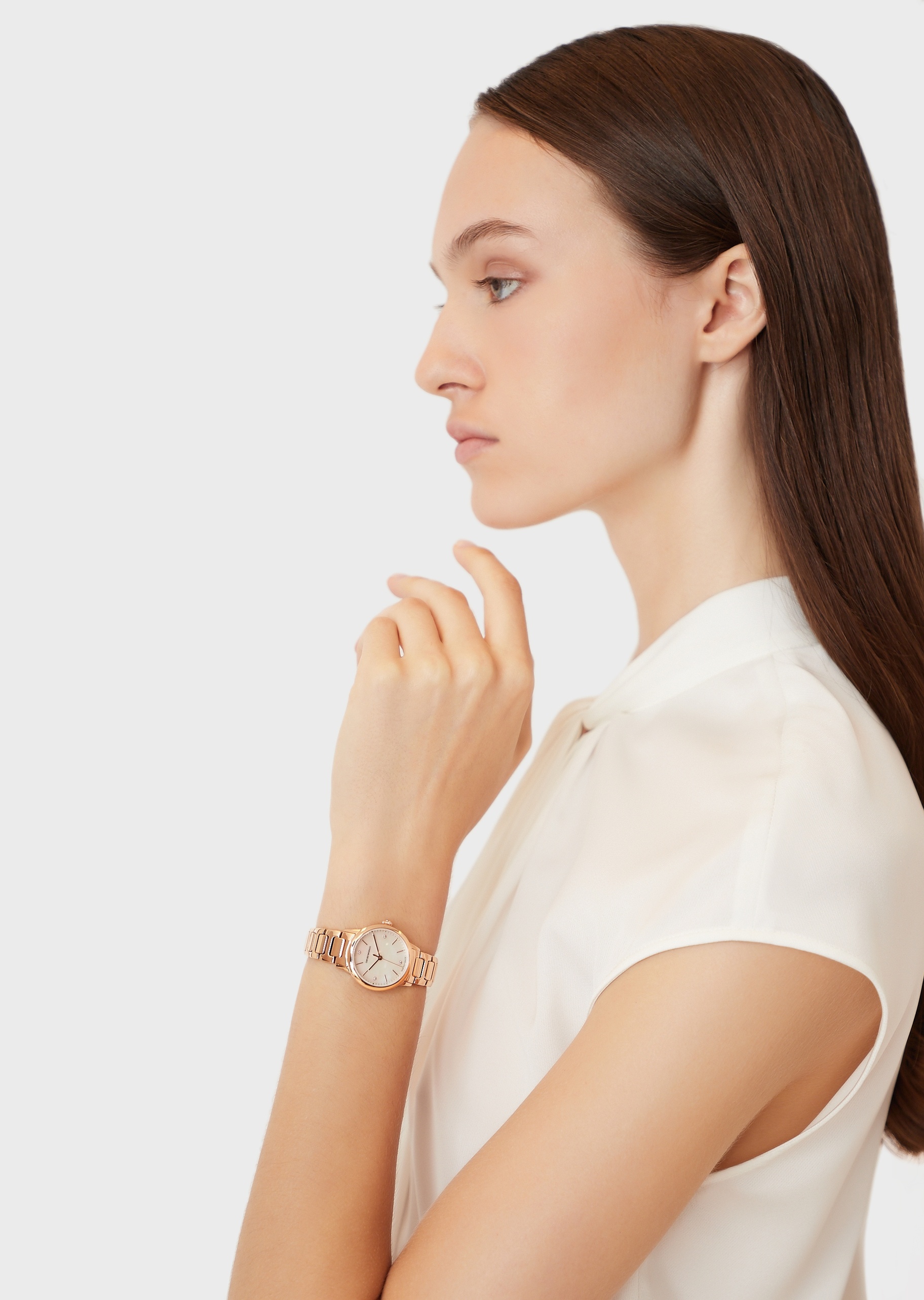 Emporio Armani 瑞士制造机芯优雅石英腕表
