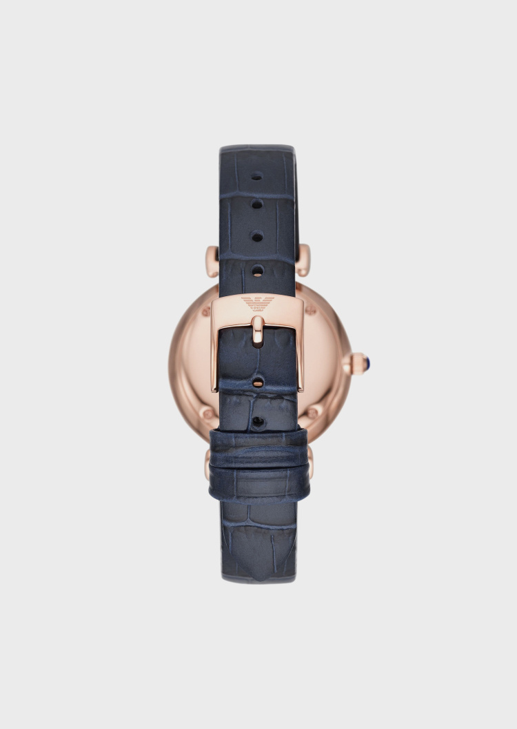 Emporio Armani 圆盘满天星石英腕表