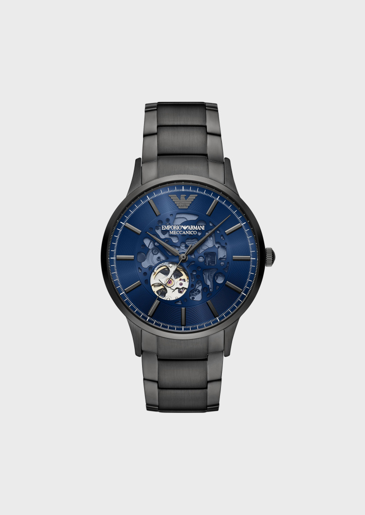 Emporio Armani 镂空机芯机械腕表