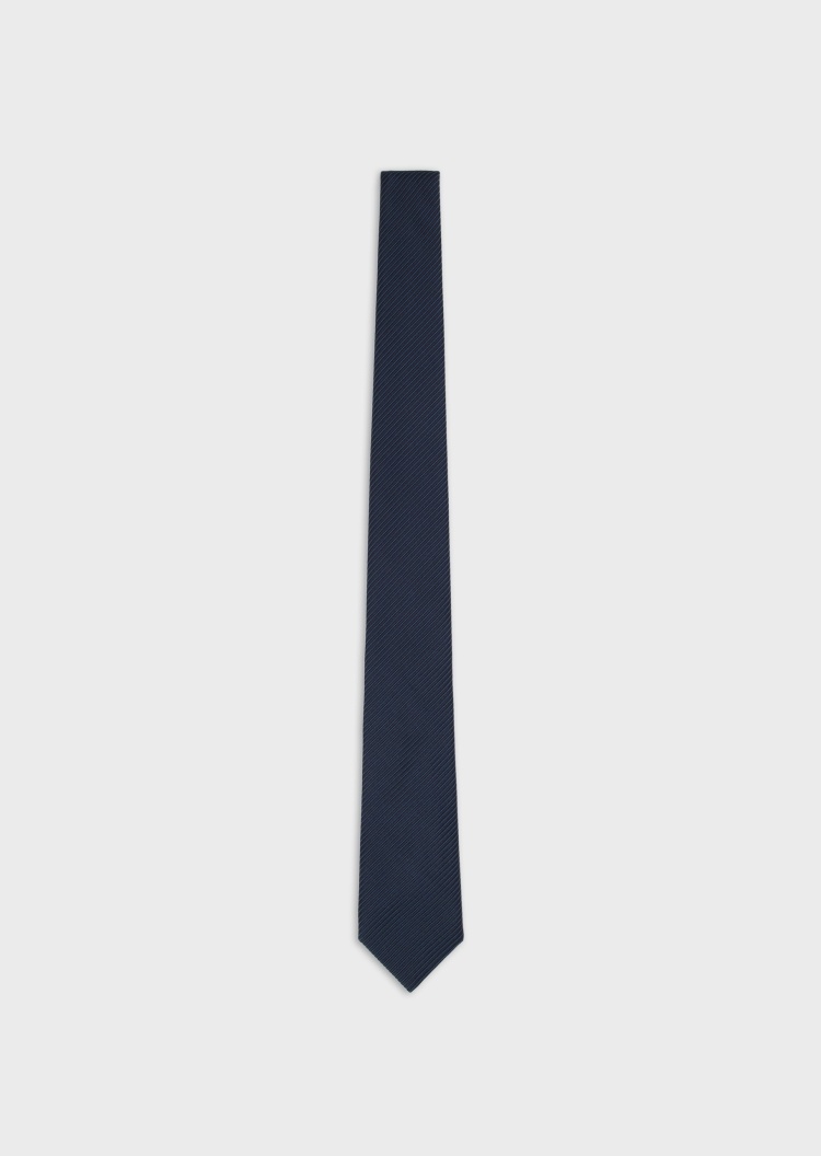 Giorgio Armani 经典条纹图案真丝领带