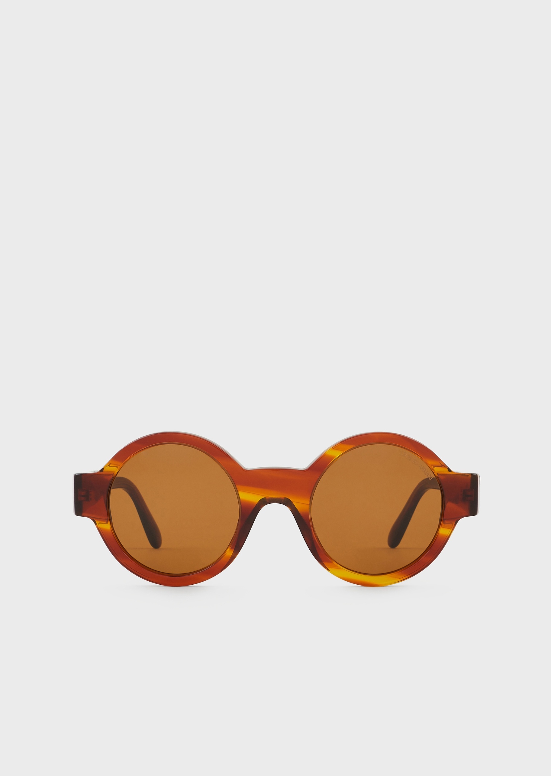 Giorgio Armani 复古棕色新潮太阳眼镜
