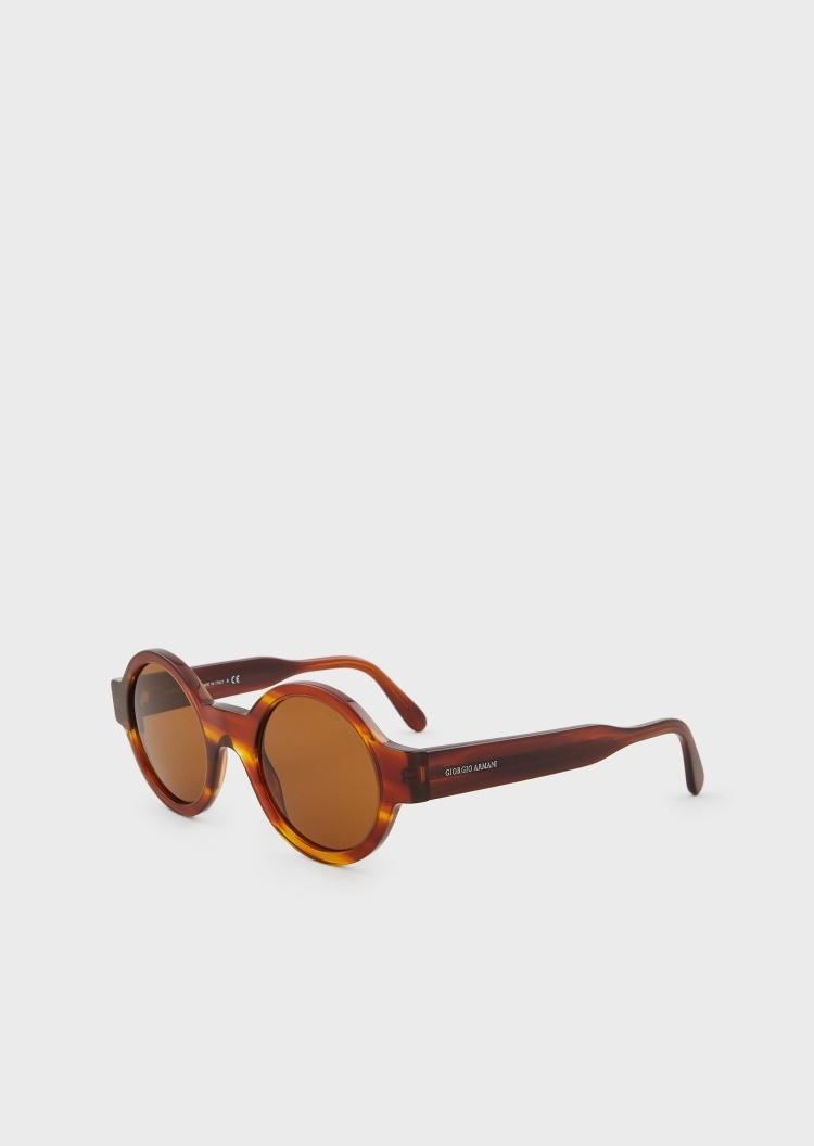 Giorgio Armani 复古棕色新潮太阳镜