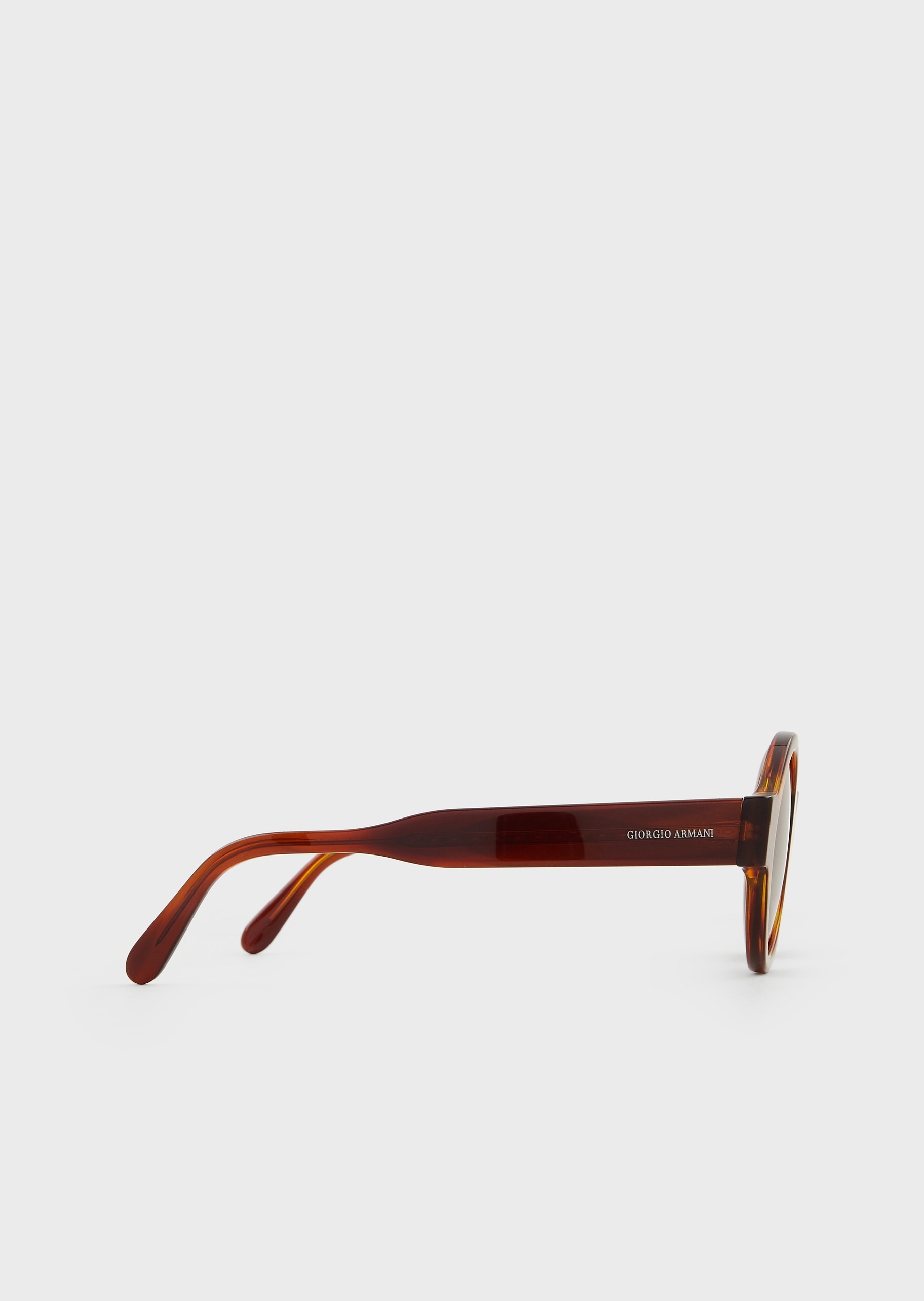 Giorgio Armani 复古棕色新潮太阳眼镜