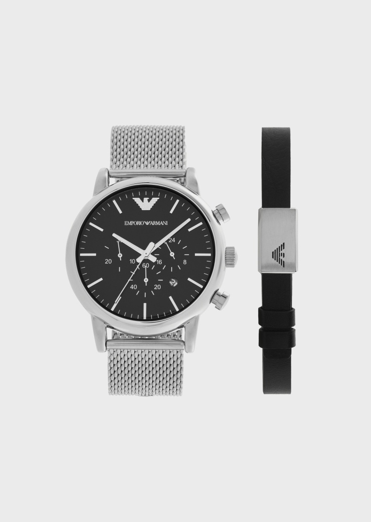 Emporio Armani 石英腕表手链套装