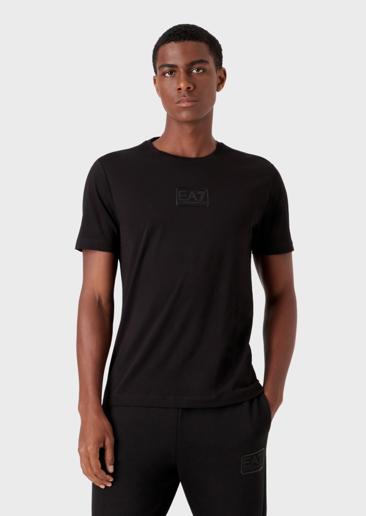 EA7 LOGO棉质短袖T恤