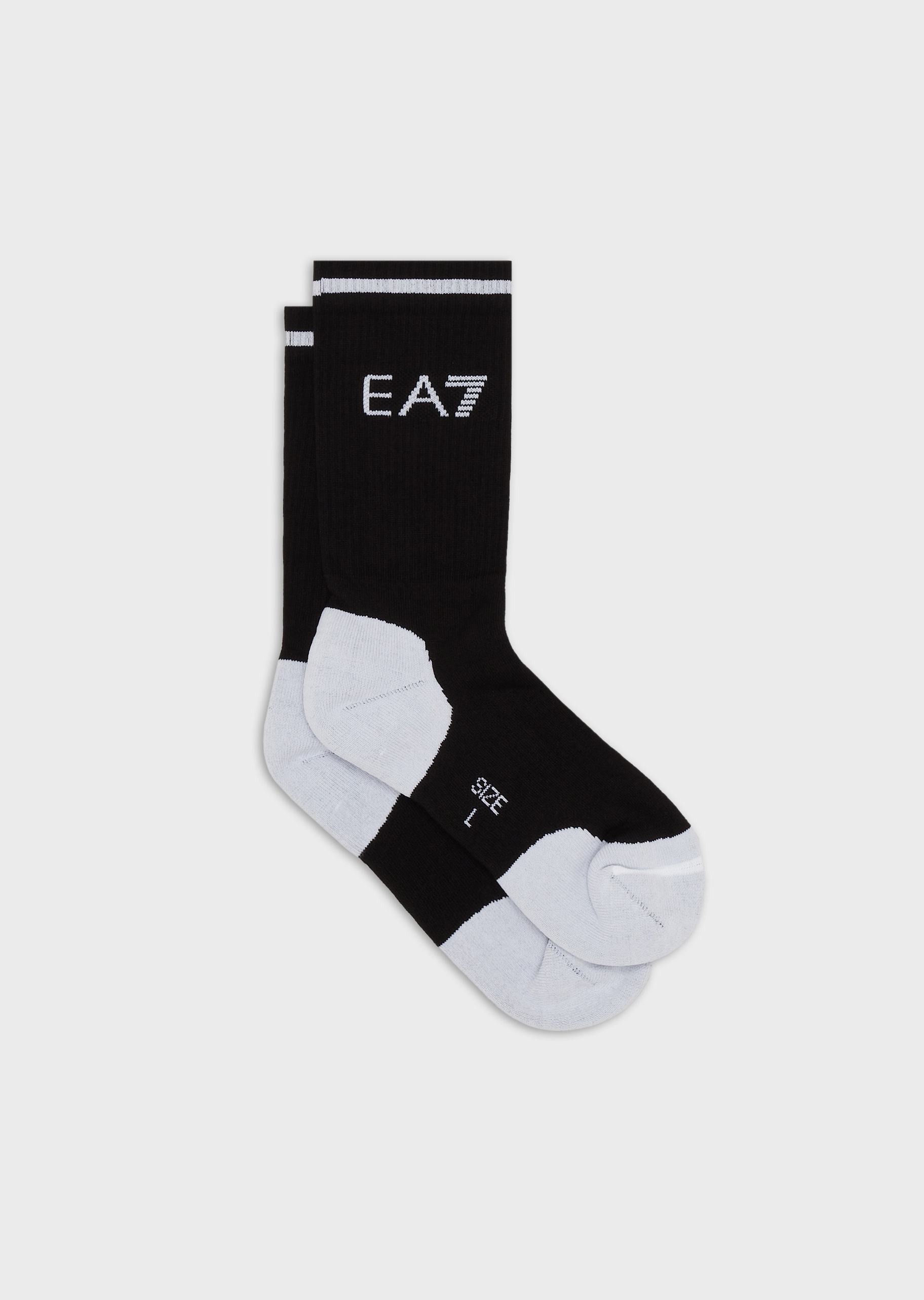 EA7 经典徽标棉质袜子