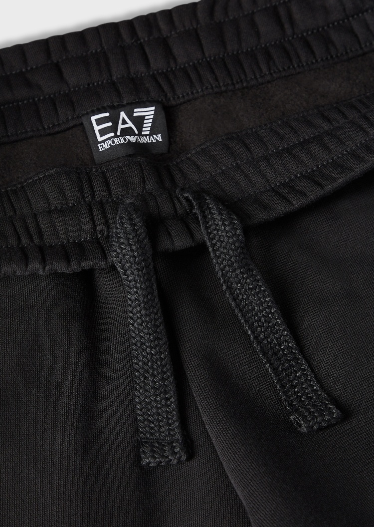 EA7 抽绳加绒慢跑裤