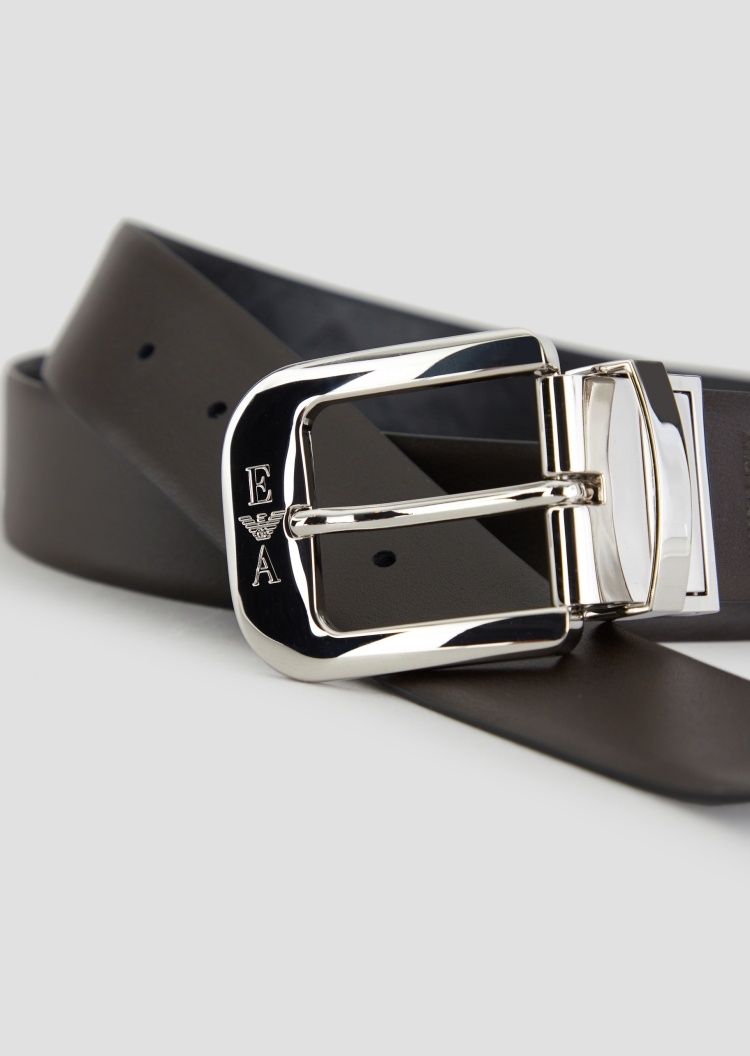 Emporio Armani 精选双面皮革腰带