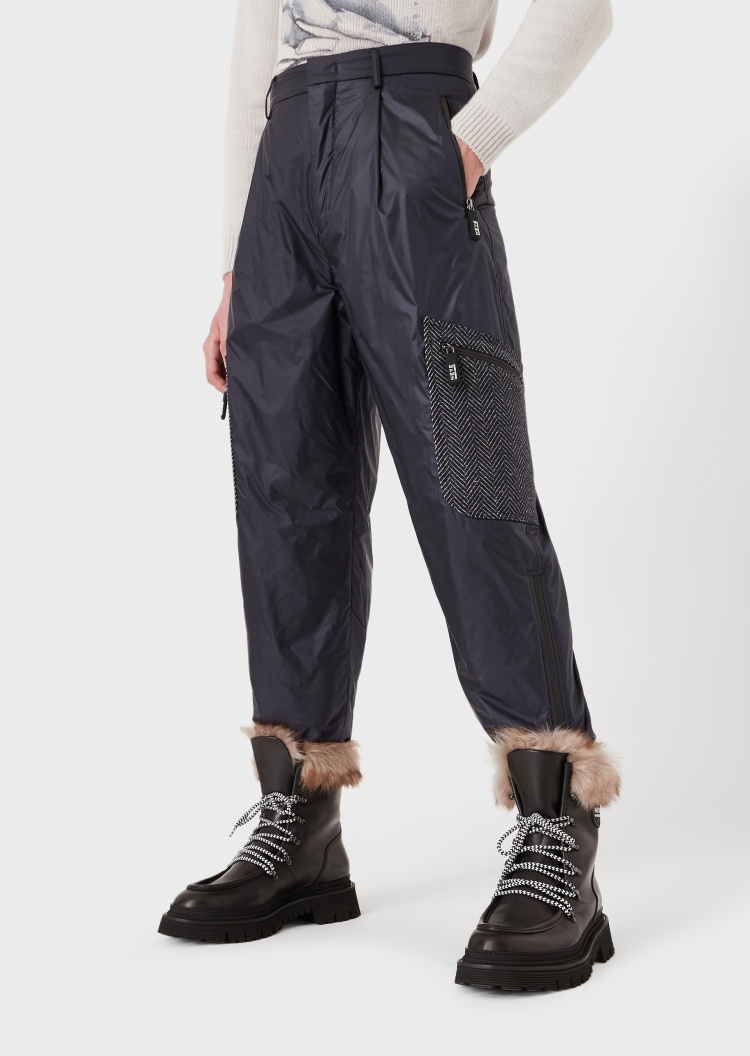 Giorgio Armani Neve系列山羊绒棉裤