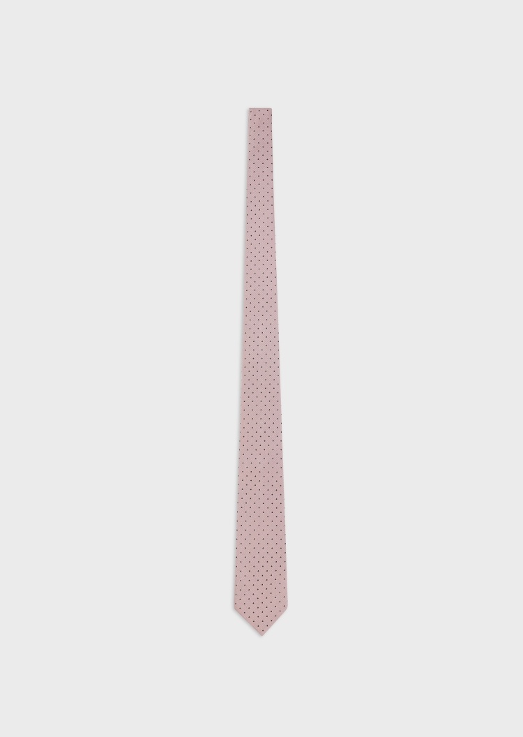 Giorgio Armani 桑蚕丝提花图案领带