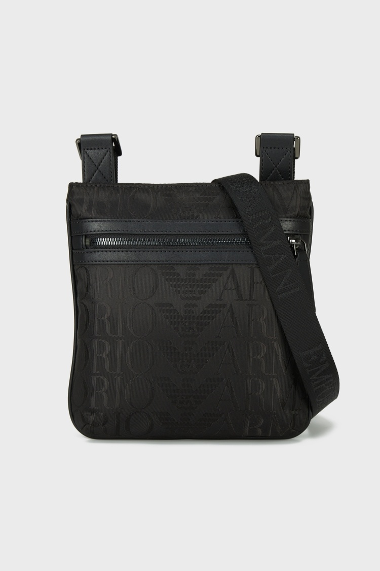 Emporio Armani 通体印花斜挎包