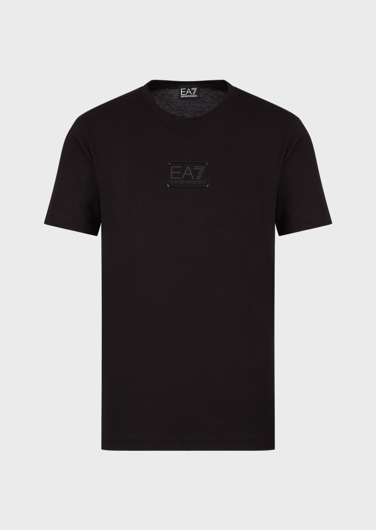 EA7 印花棉质短袖T恤