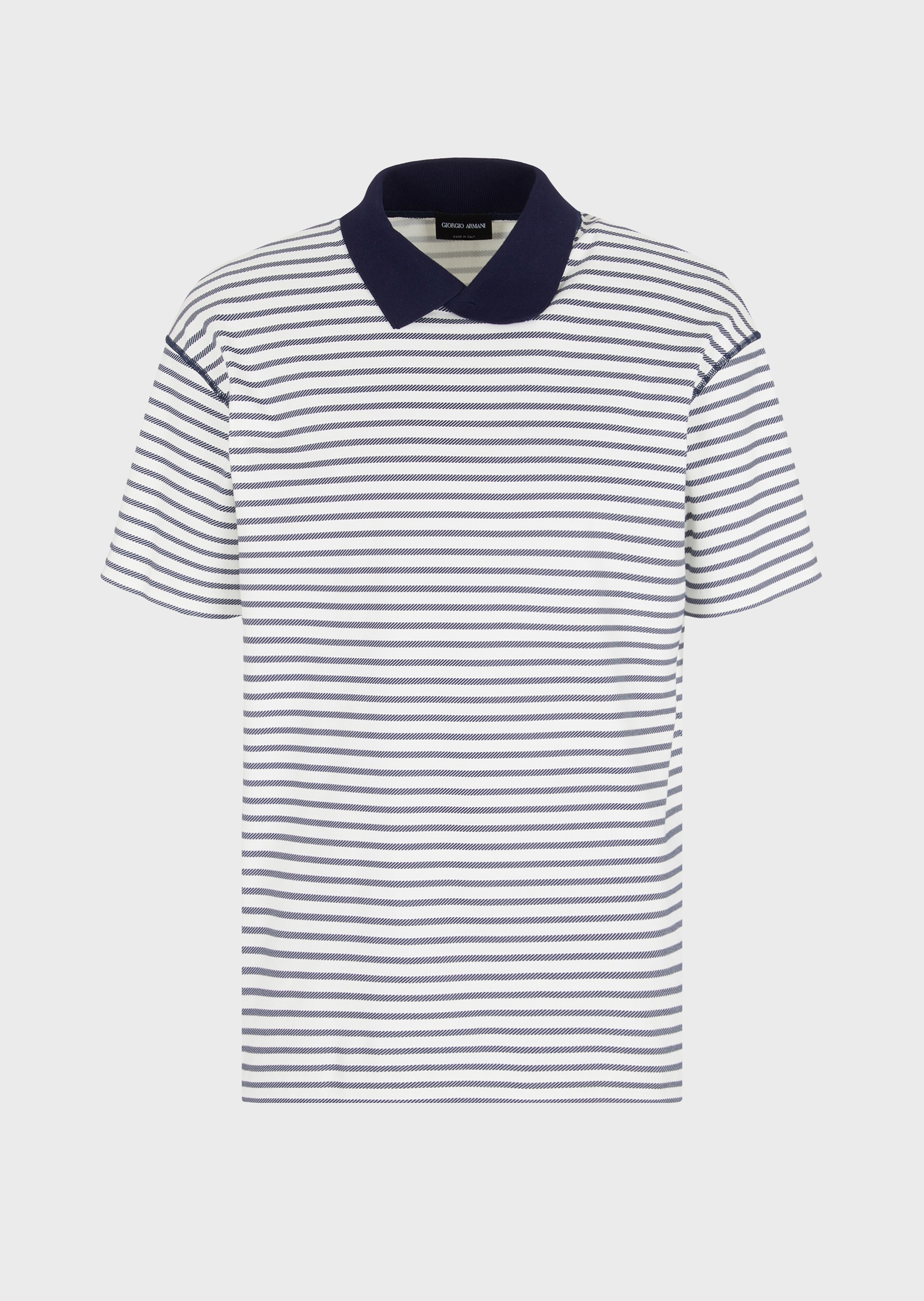 Giorgio Armani 棉质短袖POLO衫