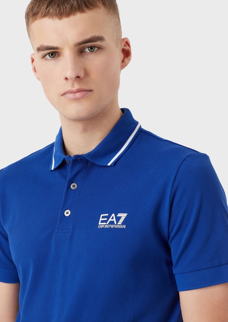 EA7 经典短袖POLO衫
