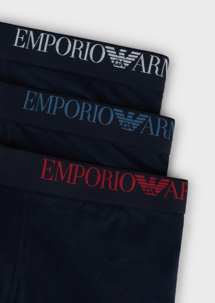 Emporio Armani 三条装贴身平角内裤