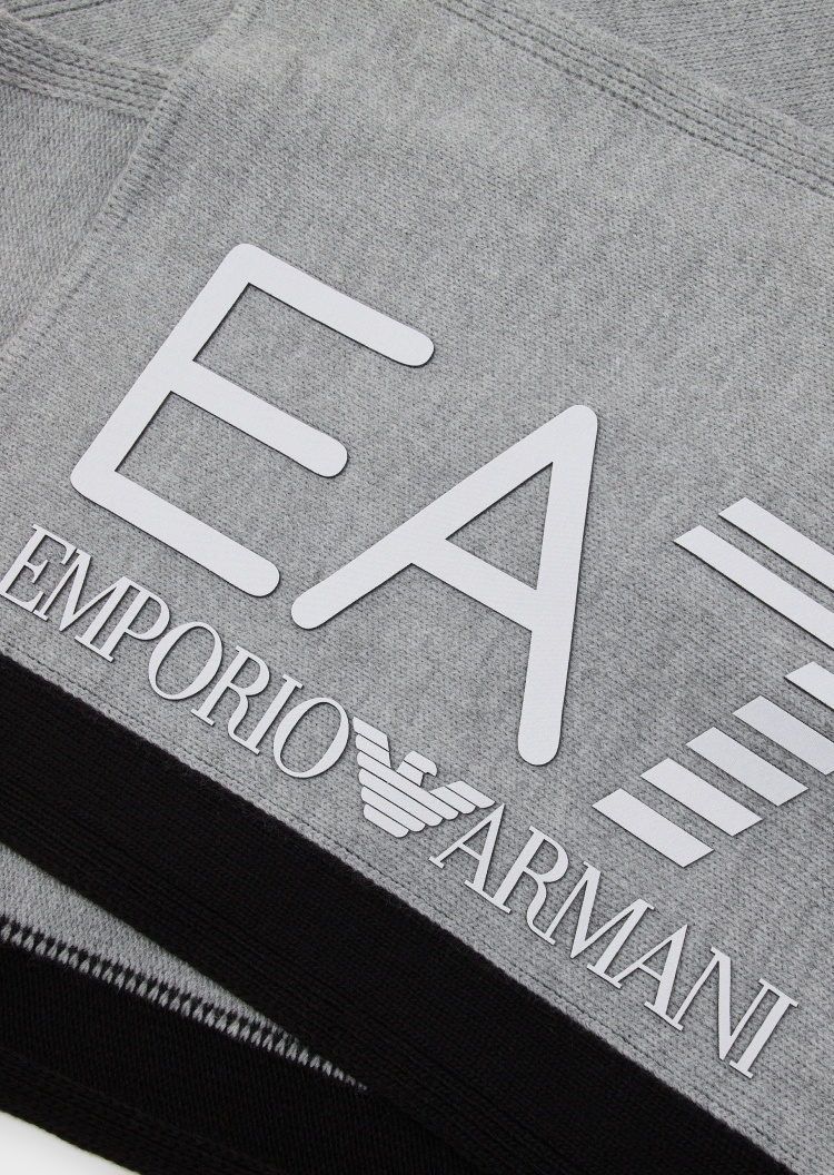 EA7 经典撞色保暖围巾