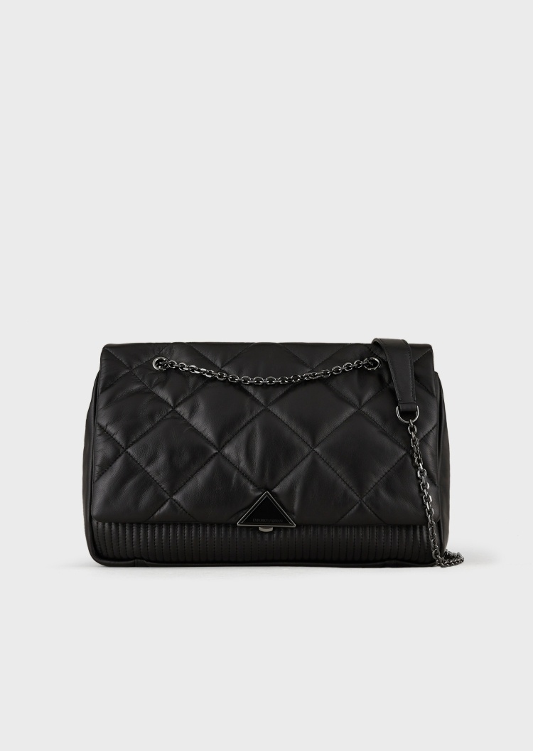 Emporio Armani 经典菱格链条背提包