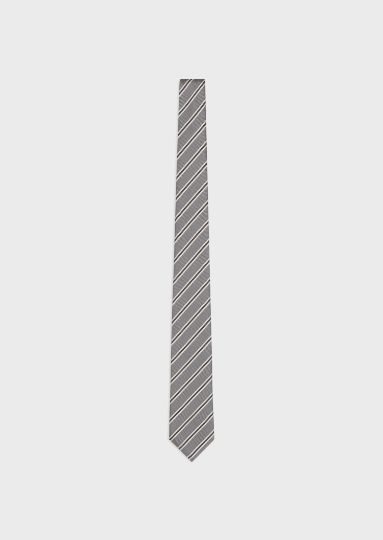 Giorgio Armani 斜条纹真丝领带