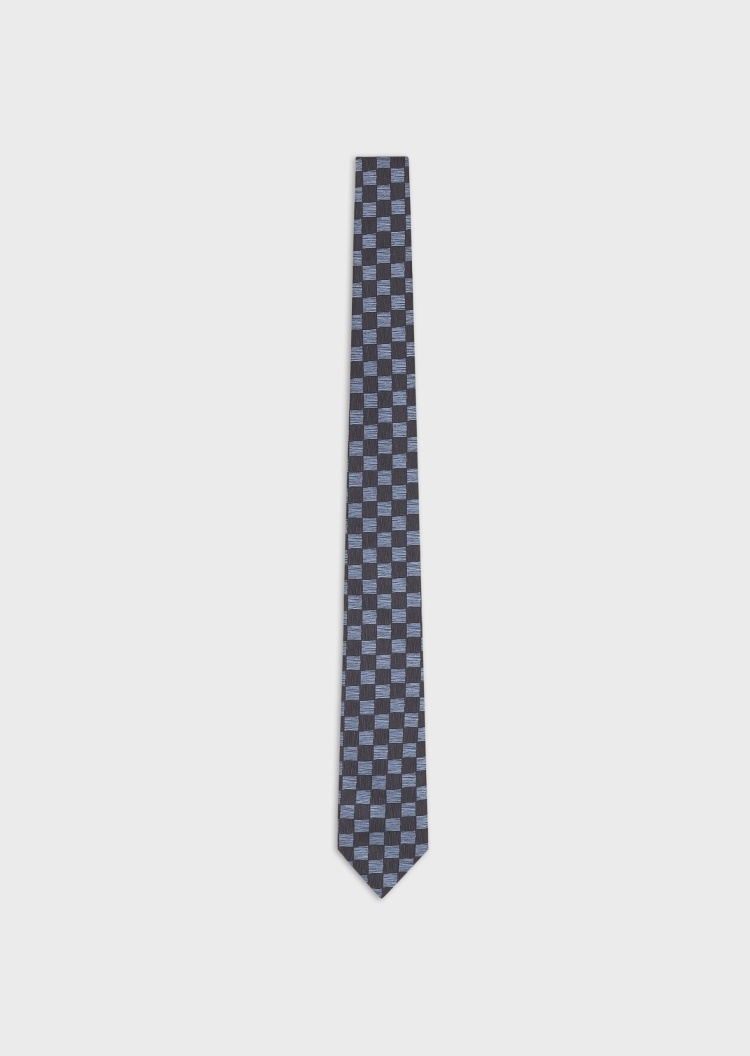 Giorgio Armani 棋盘格图案领带