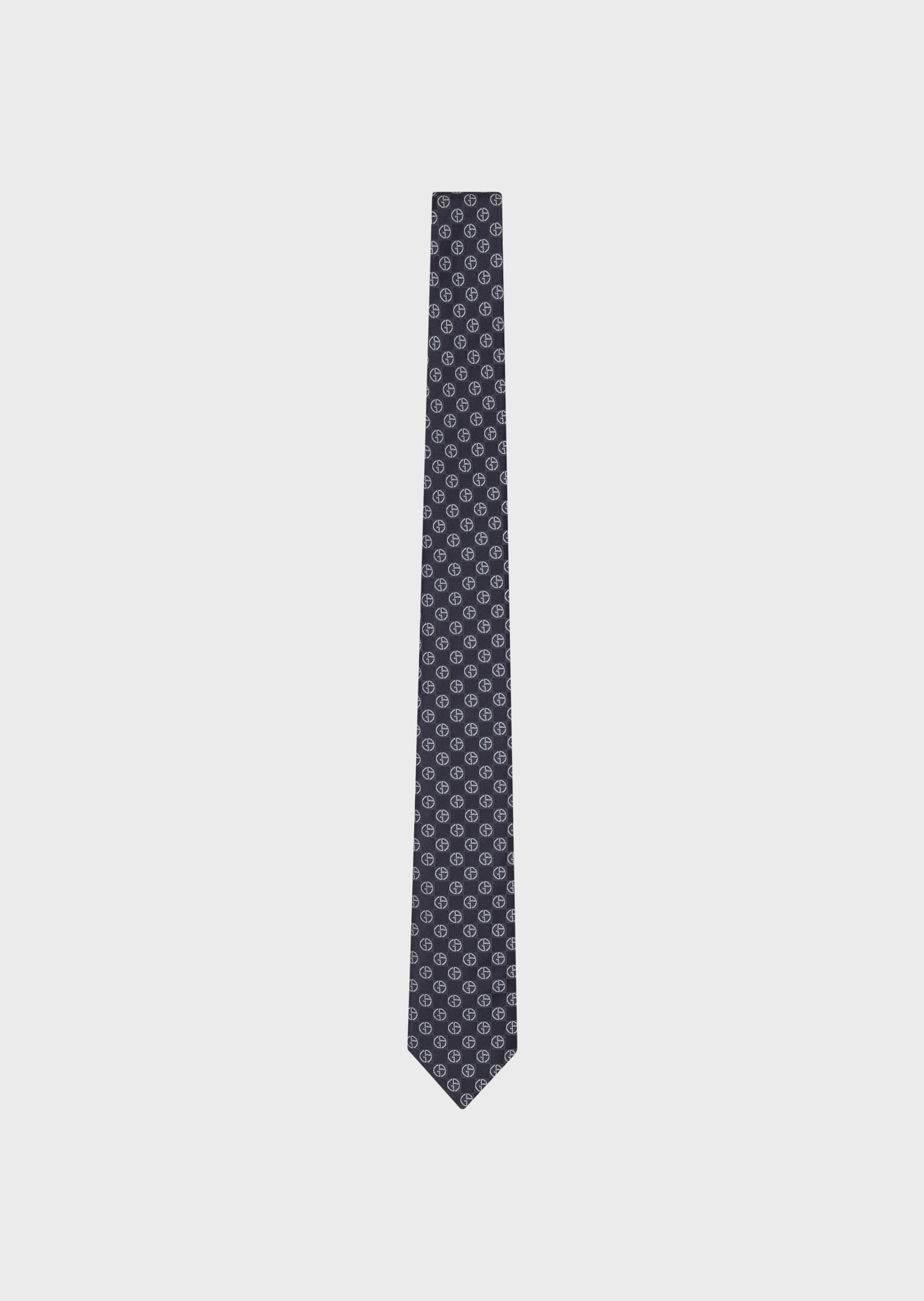 Giorgio Armani 通体徽标桑蚕丝领带