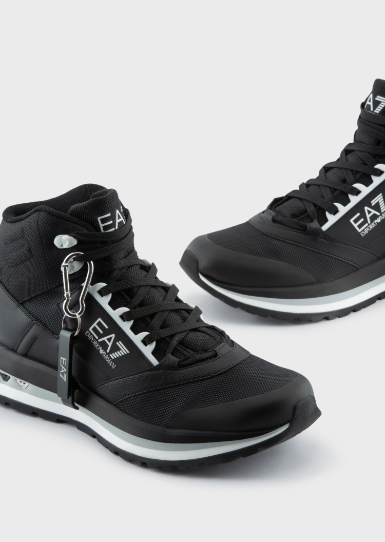 EA7 撞色系带运动鞋