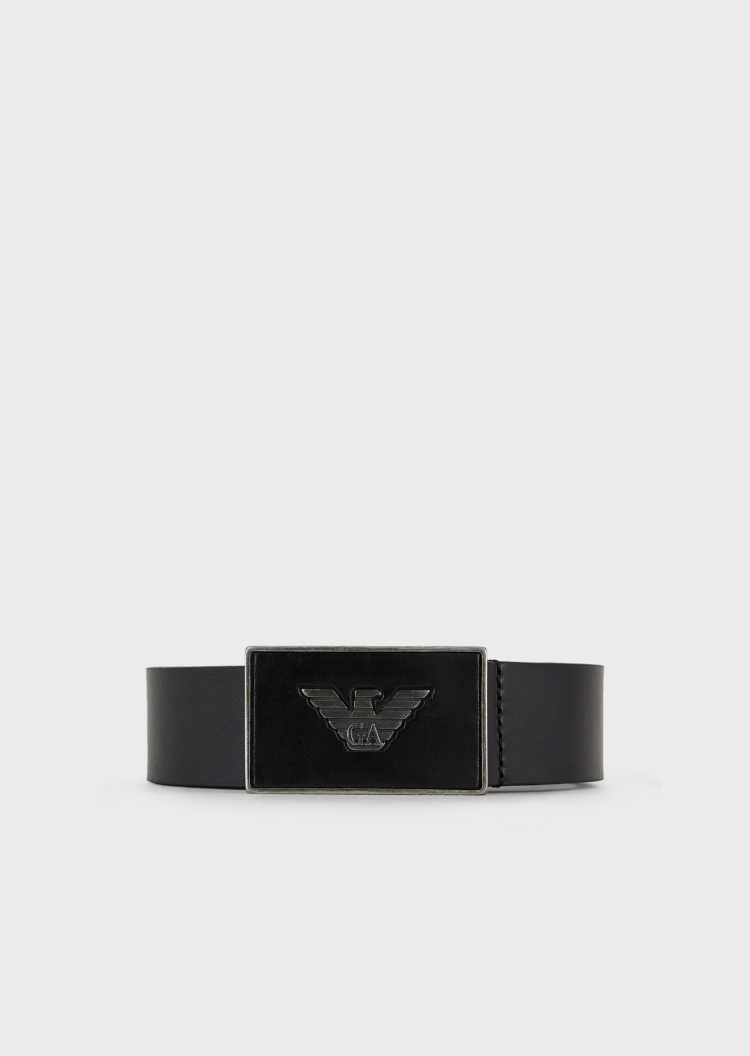 Emporio Armani 商务经典皮革腰带