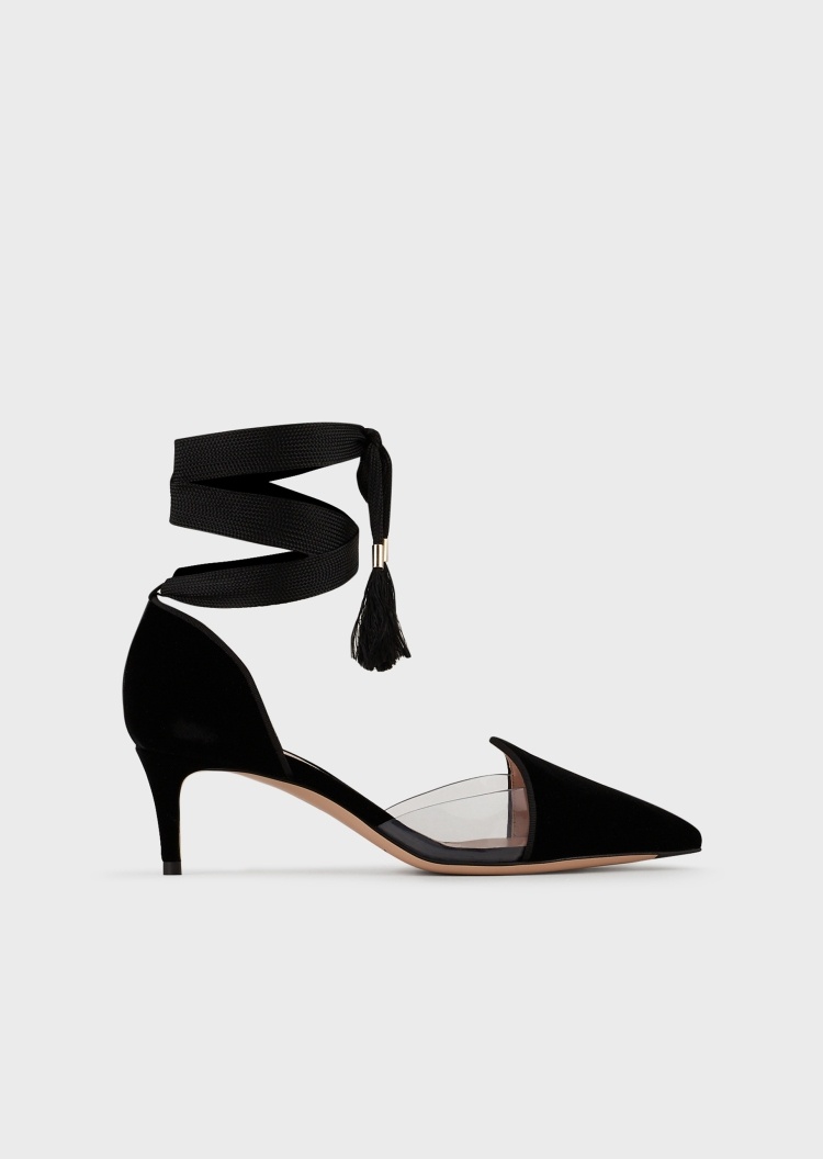 Giorgio Armani 时尚奢美缎带高跟鞋