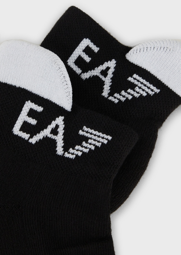 EA7 经典透气短款袜子