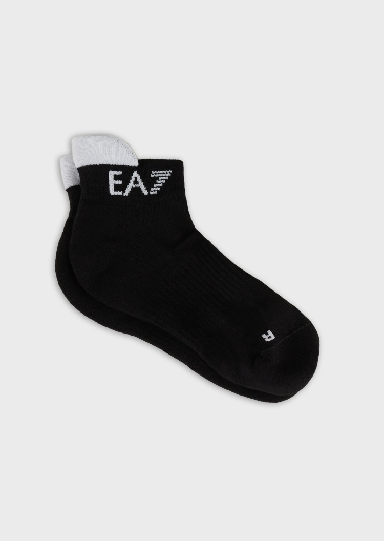 EA7 经典透气短款袜子