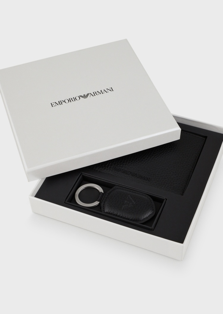 Emporio Armani 钱包和钥匙圈礼盒