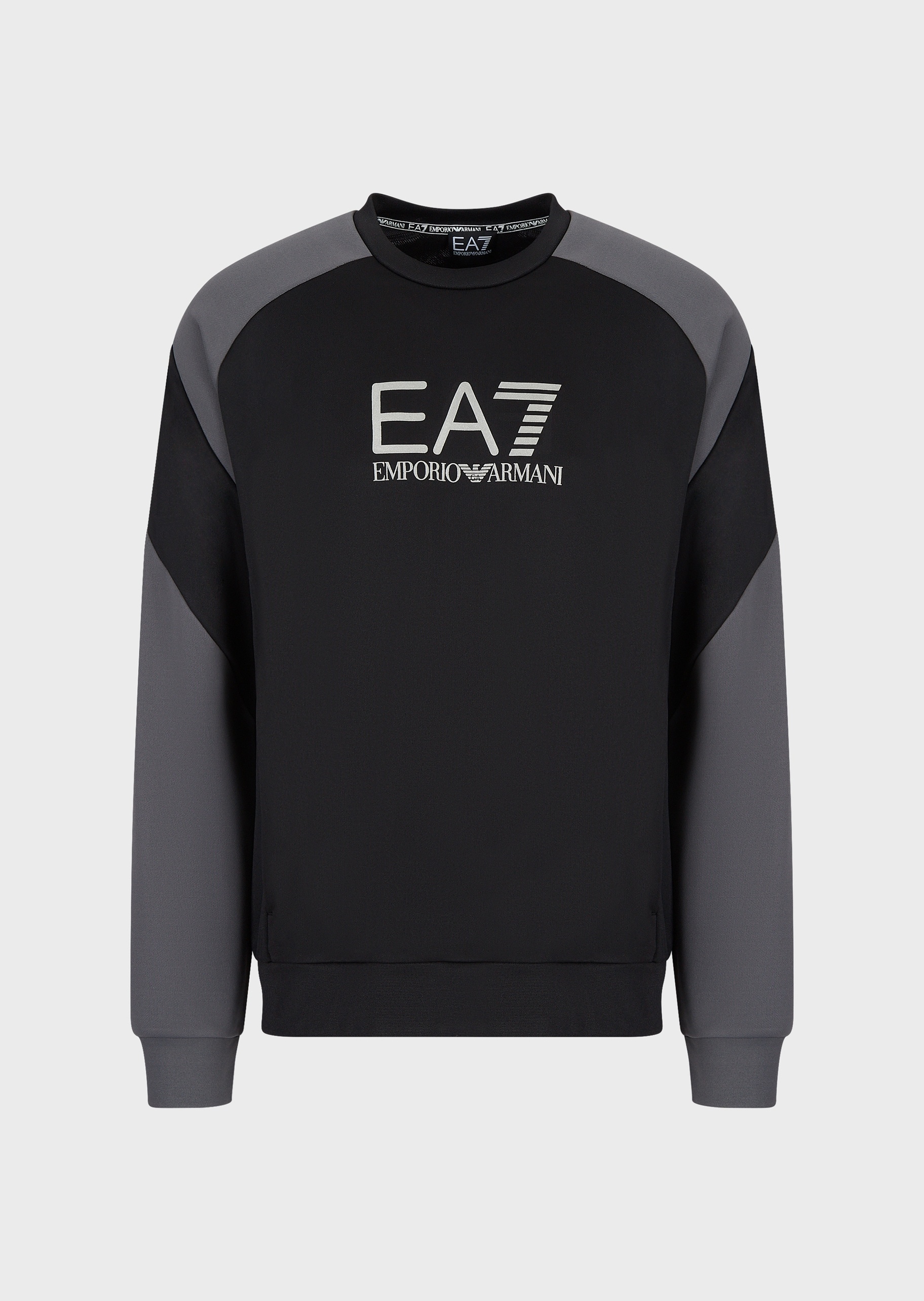 EA7 舒适印花圆领卫衣