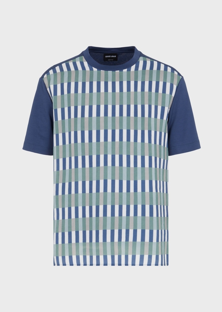 Giorgio Armani 印花棉质短袖T恤