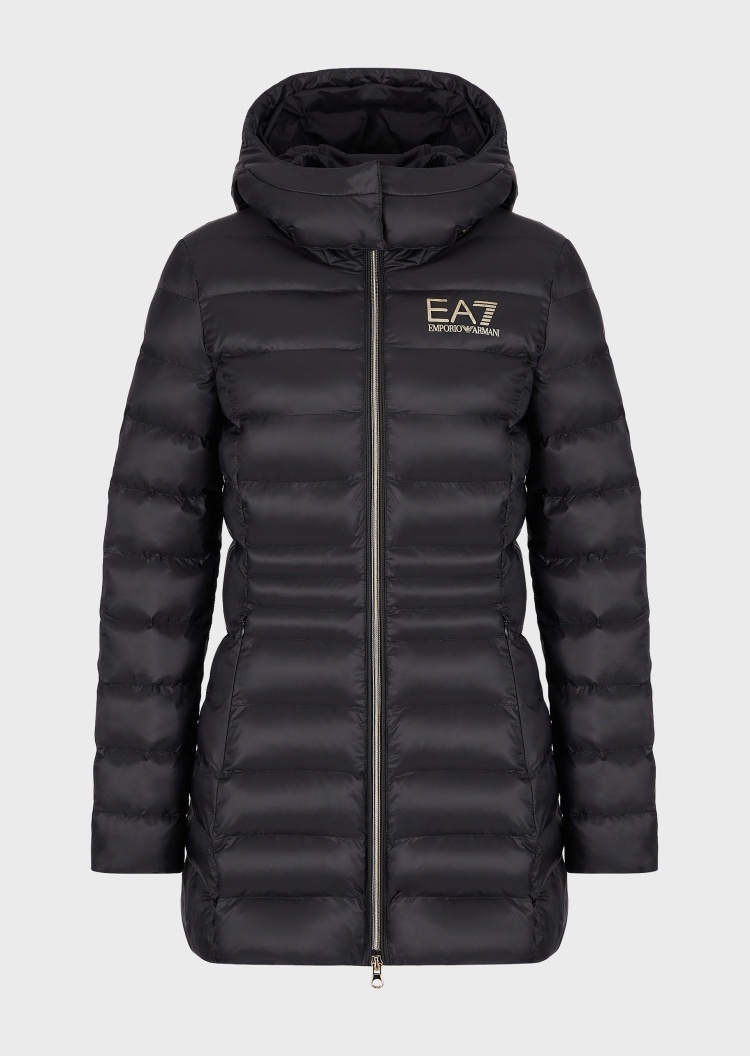 EA7 可拆卸修身保暖棉服