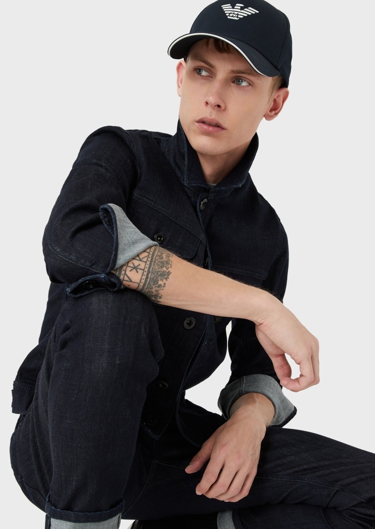 Emporio Armani 潮流牛仔夹克外套
