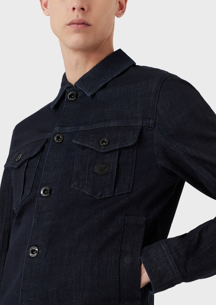 Emporio Armani 潮流牛仔夹克外套