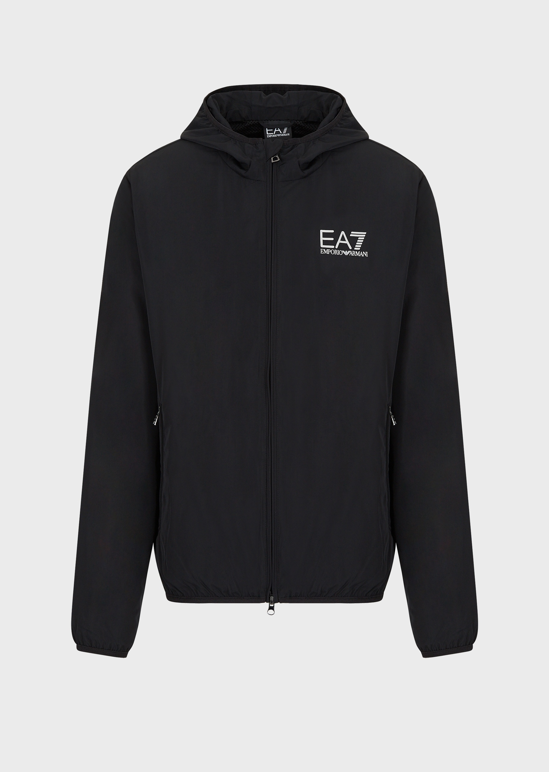 EA7 休闲连帽修身夹克