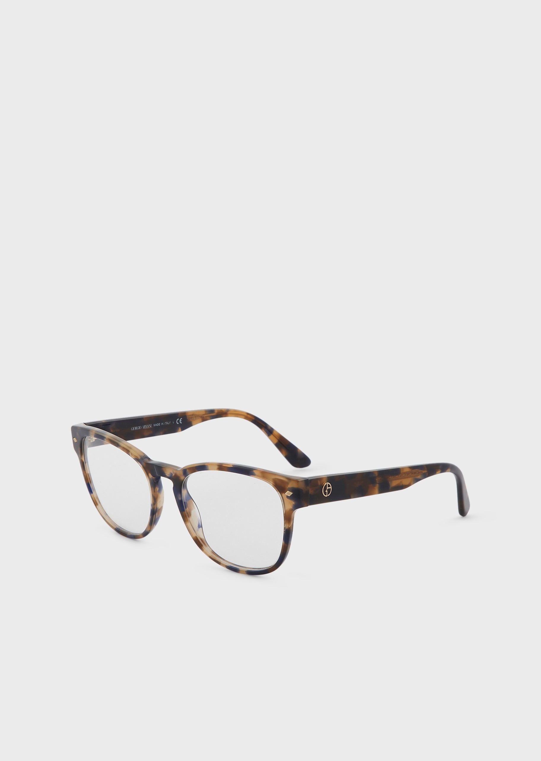豹纹镜框光学眼镜| 眼镜-男士| GIORGIO ARMANI®中国官网