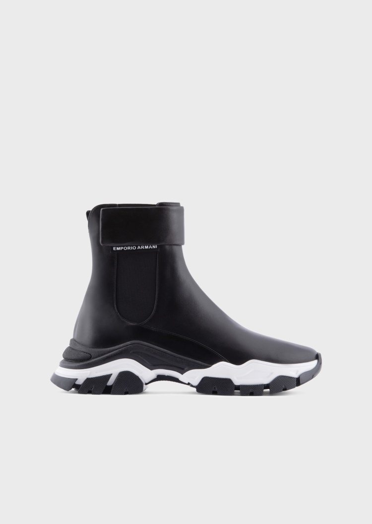 Emporio Armani 羊皮革短款靴子