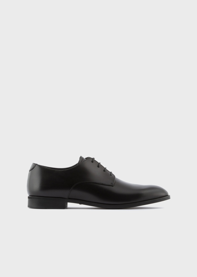 Emporio Armani 系带牛皮革正装鞋
