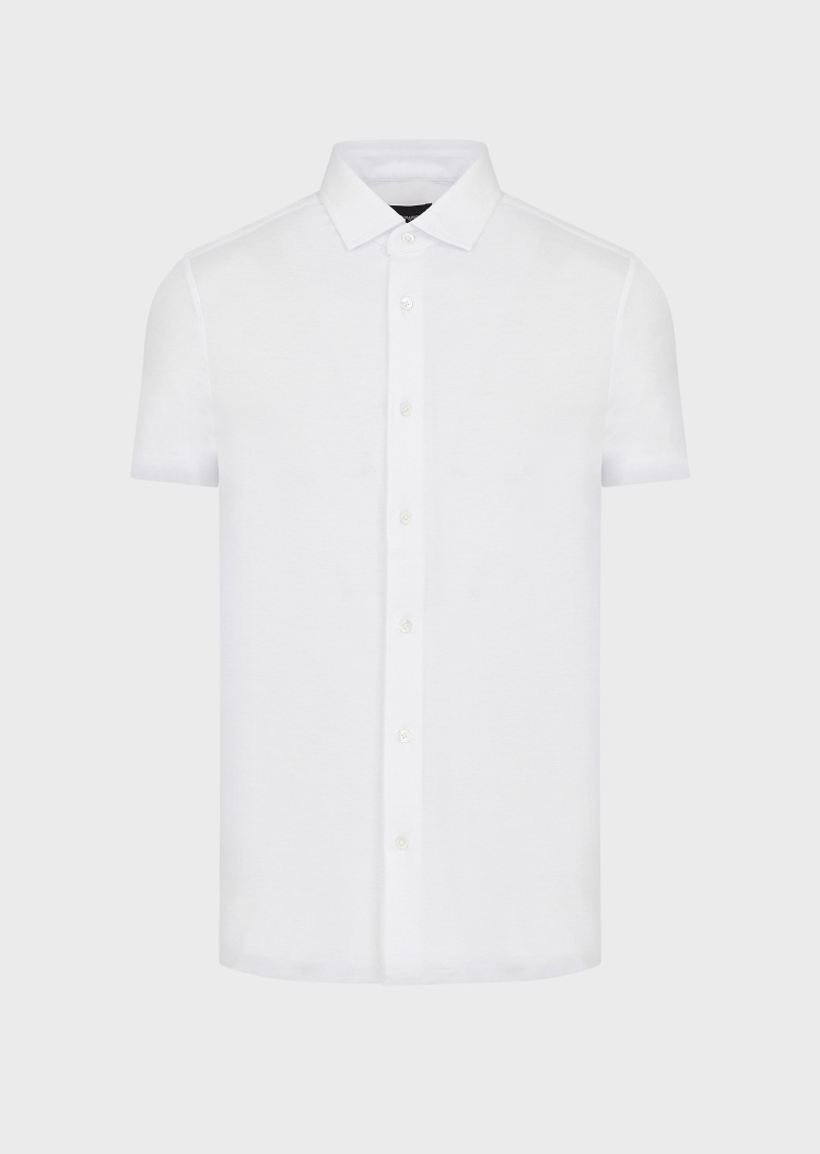 Emporio Armani 简约休闲短袖衬衫