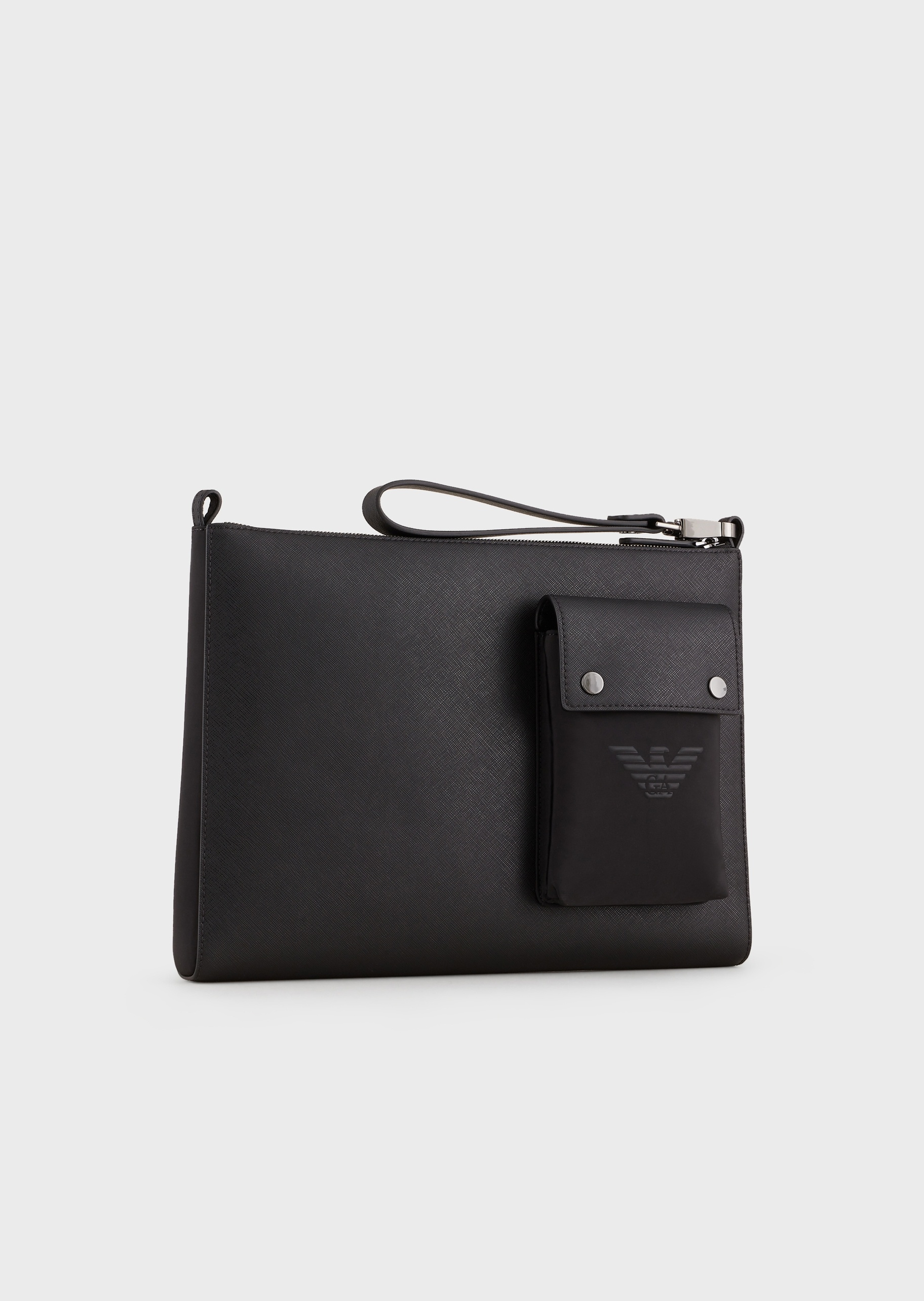 Emporio Armani 经典简约拉链手拿包