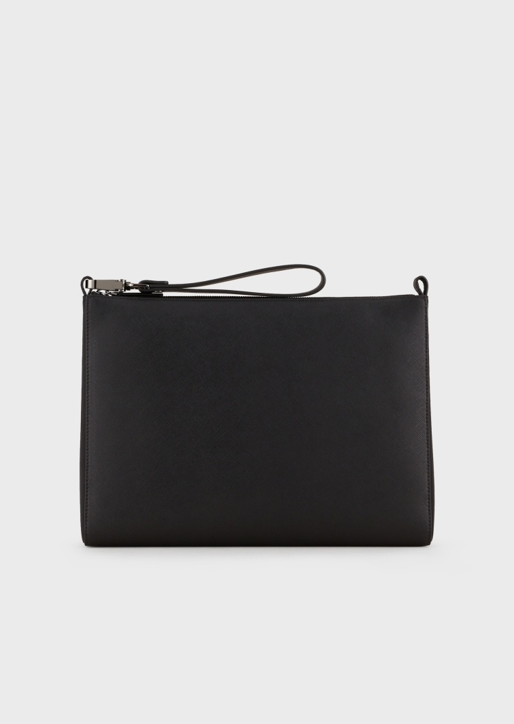 Emporio Armani 经典简约拉链手拿包