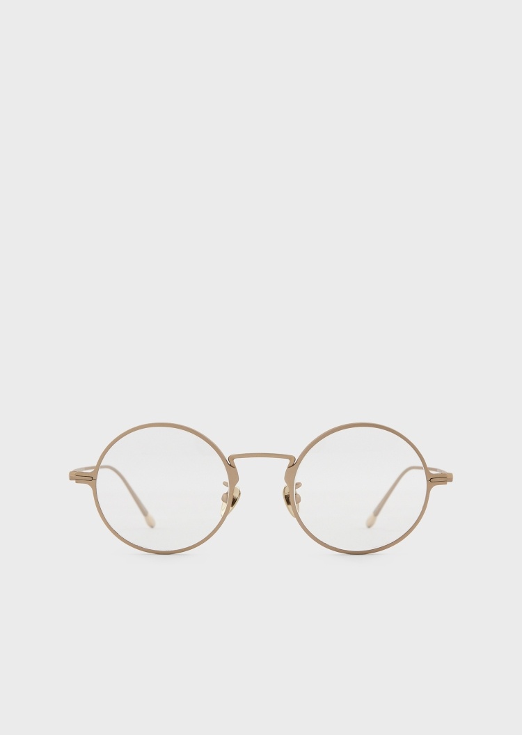 Giorgio Armani 椭圆形哑光光学镜