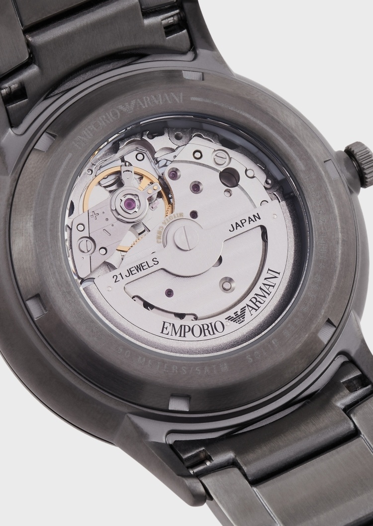 Emporio Armani 镂空机芯机械腕表