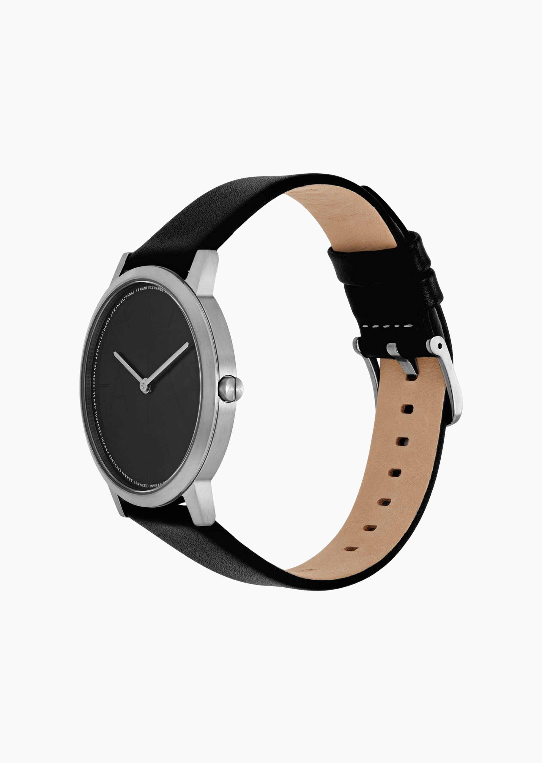 ARMANI EXCHANGE 男士可换表带圆形表盘石英腕表套装
