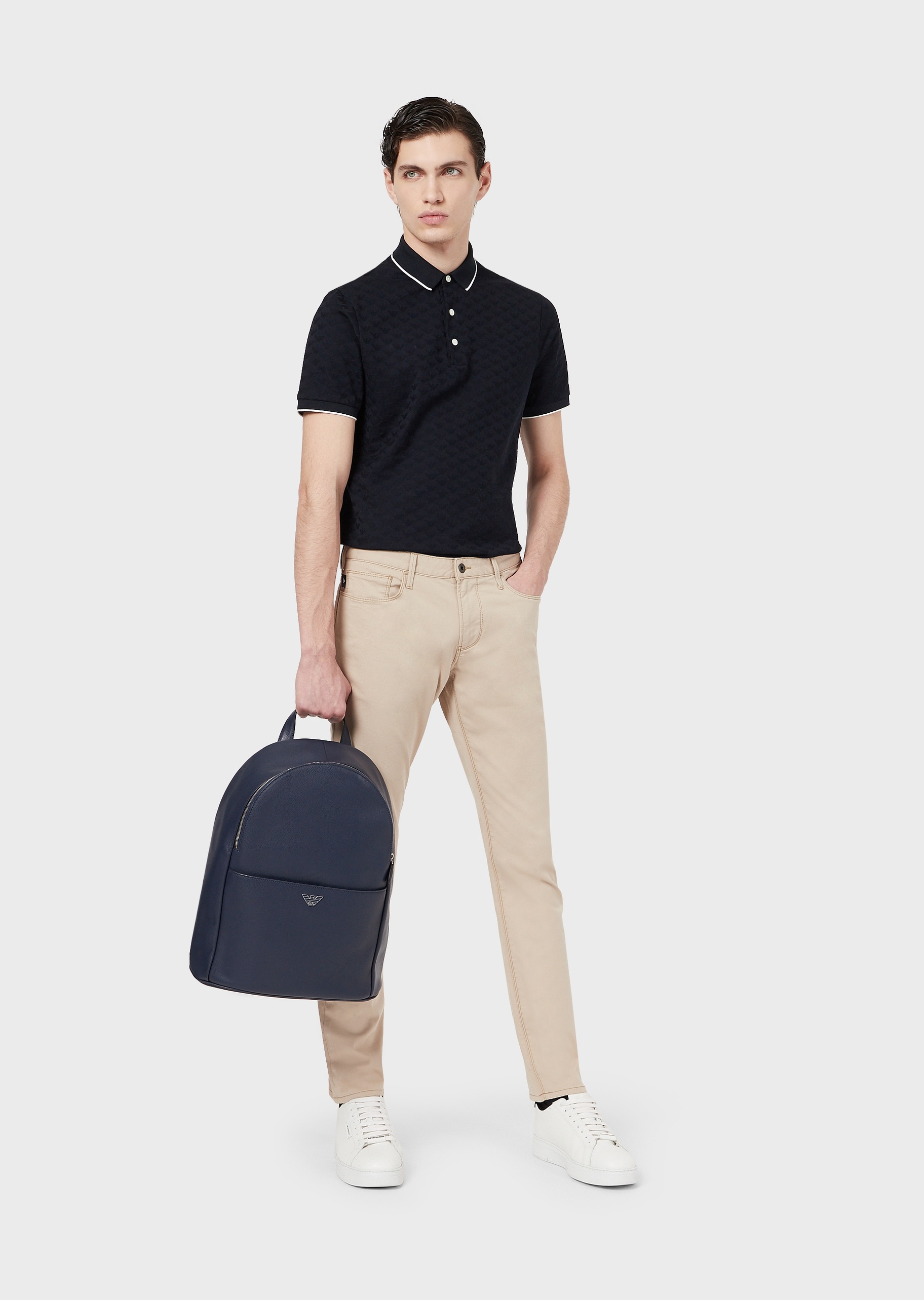 Emporio Armani 棉质短袖Polo衫