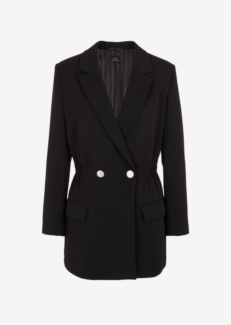 ARMANI EXCHANGE 女士双排扣收腰西装外套
