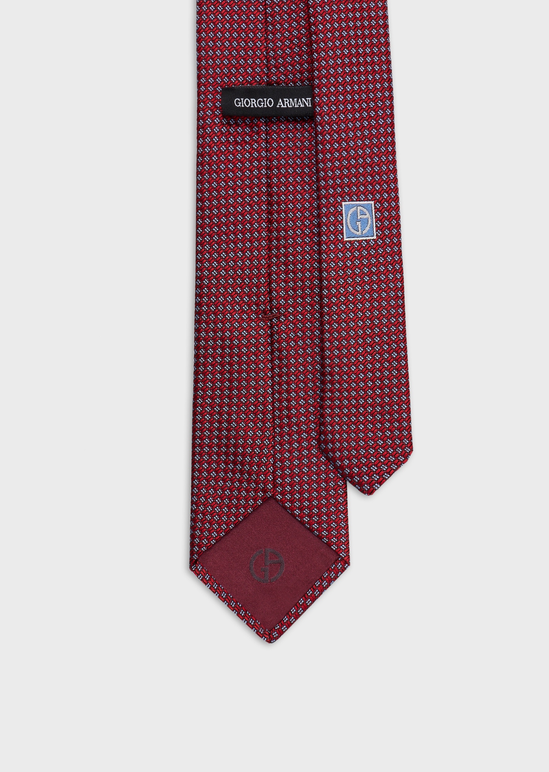 Giorgio Armani 通体几何提花真丝领带